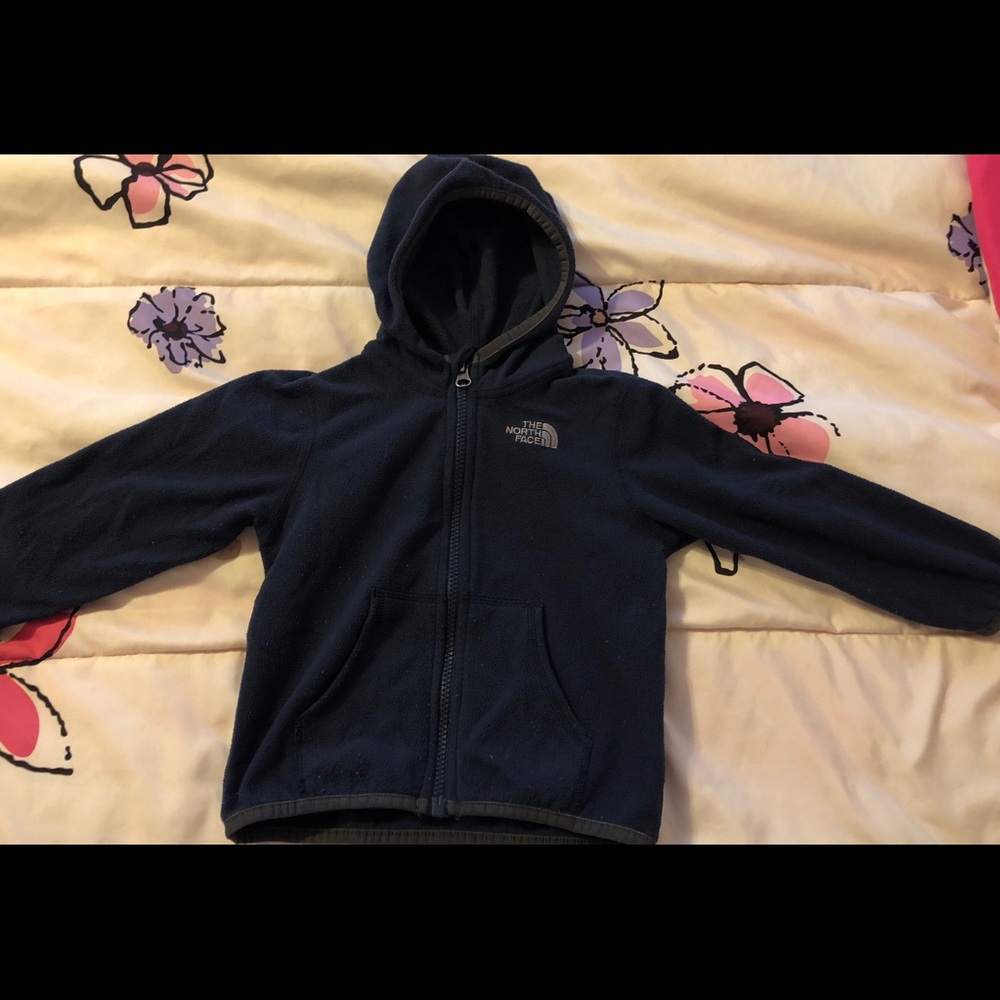 North face zip up fleece jacket